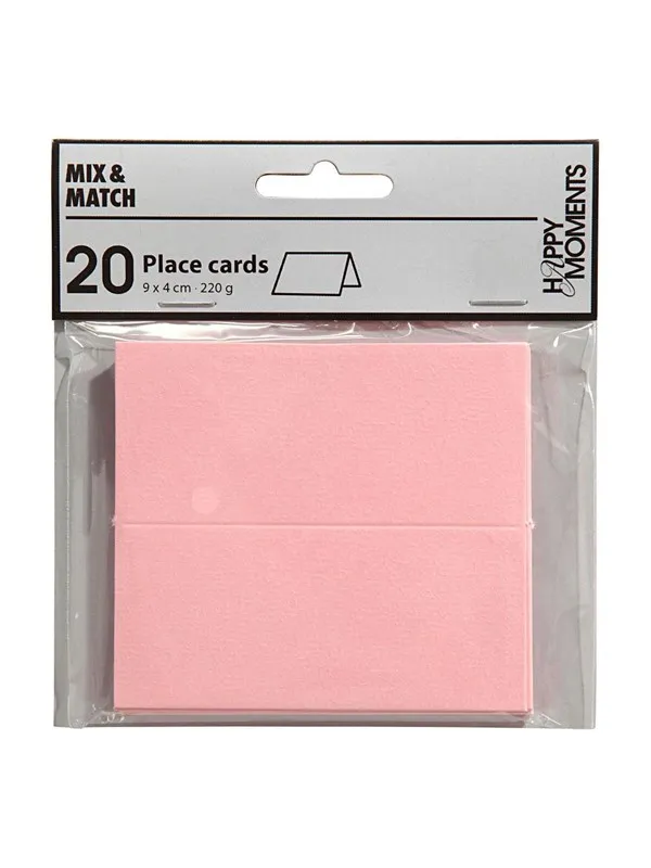 Creativ Company - Name cards Light red 20 pcs.