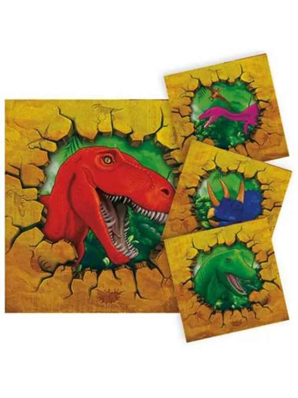 Folat BV Dino Napkins 16pcs. - 2 layers