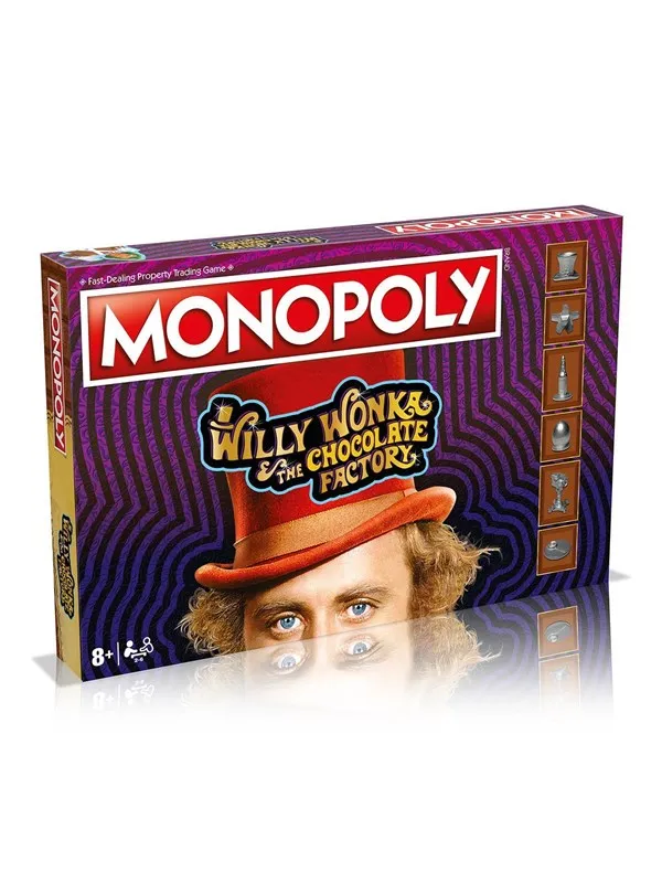 Winning Moves Monopoly Willy Wonka and the Chocolate Factory (English)