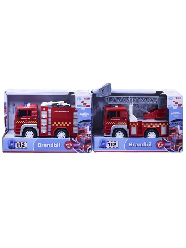 Impulse Toys Brandbil m/lys og lyd 18cm 2-asst