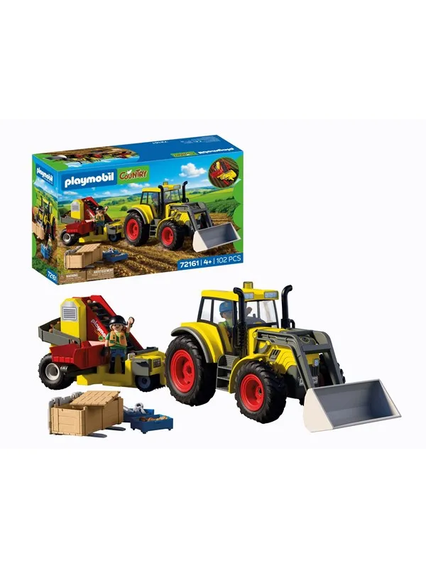 Playmobil - Large Tractor with Potato Harvester