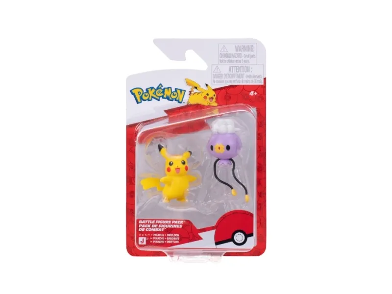 Pokemon Battle Figure Drifloon/pikachu