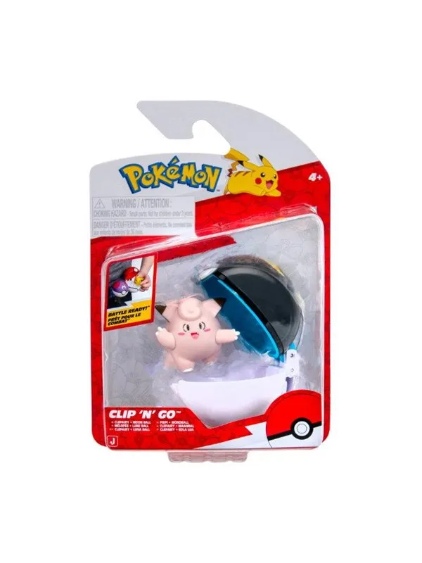 Pokemon CLIP N GO CLEFAIRY MOON BALL W22