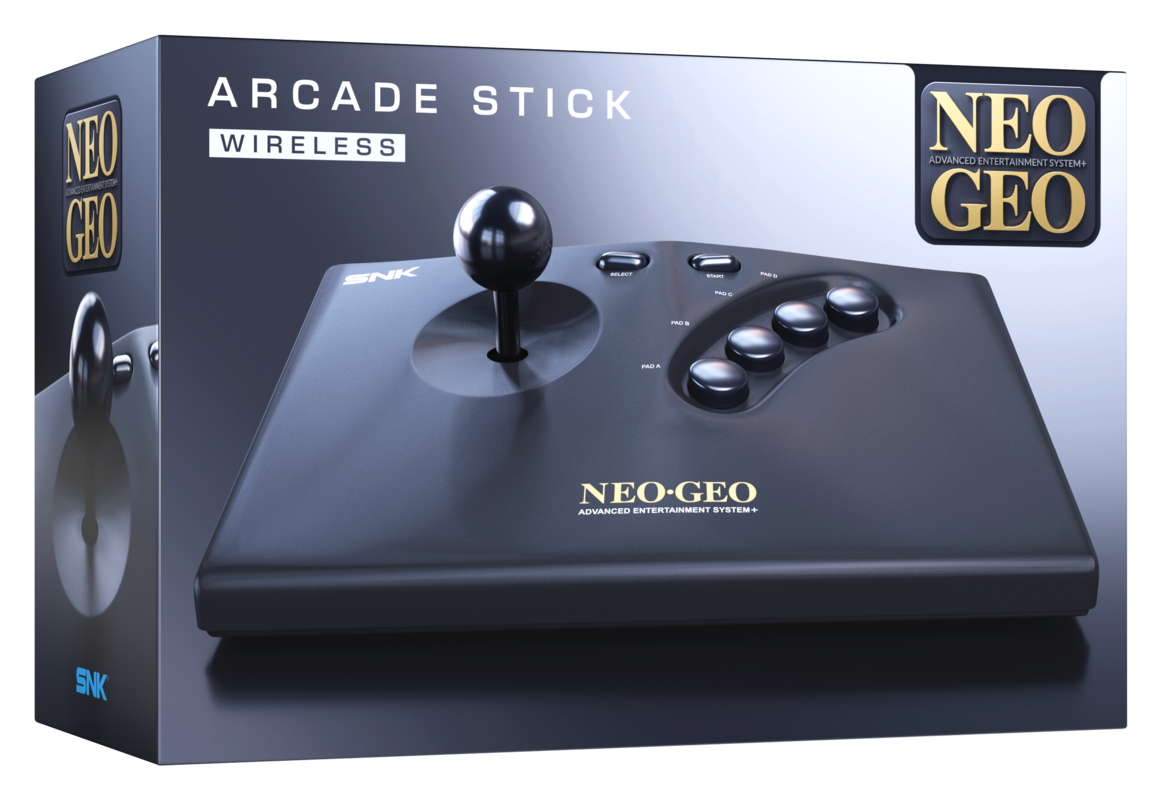 SNK Corporation NEOGEO AES+ Arcade Stick (Black) - Wired Arcade stick - NEOGEO AES+