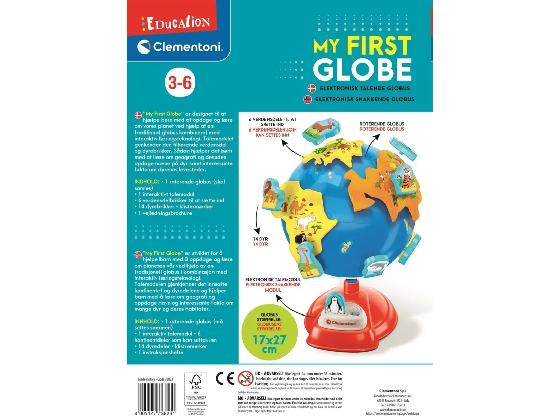 Clementoni My First Globe (DK-NO)