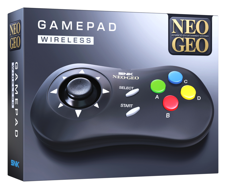 SNK Corporation NEOGEO AES+ Gamepad (Black) - Wireless Controller - NEOGEO AES+