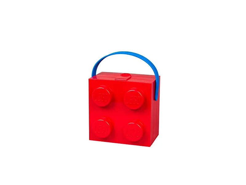 LEGO BOX W. HANDLE - RED