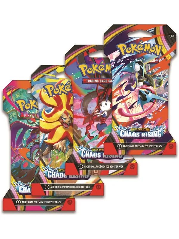 Pokemon Mega Evolutions - Chaos Rising booster pack - assorted
