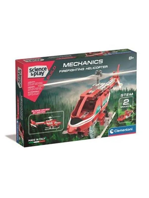 Clementoni Mechanics - Firefighting Helicopter