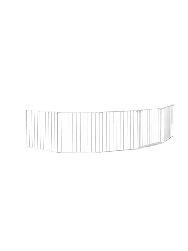 BabyDan Flex XXL sikkerhedsgitter hvid 278-350 cm