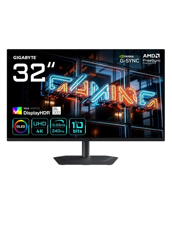 GIGABYTE MO32U24 - 3840x2160 (UHD) - 240Hz - QD-OLED