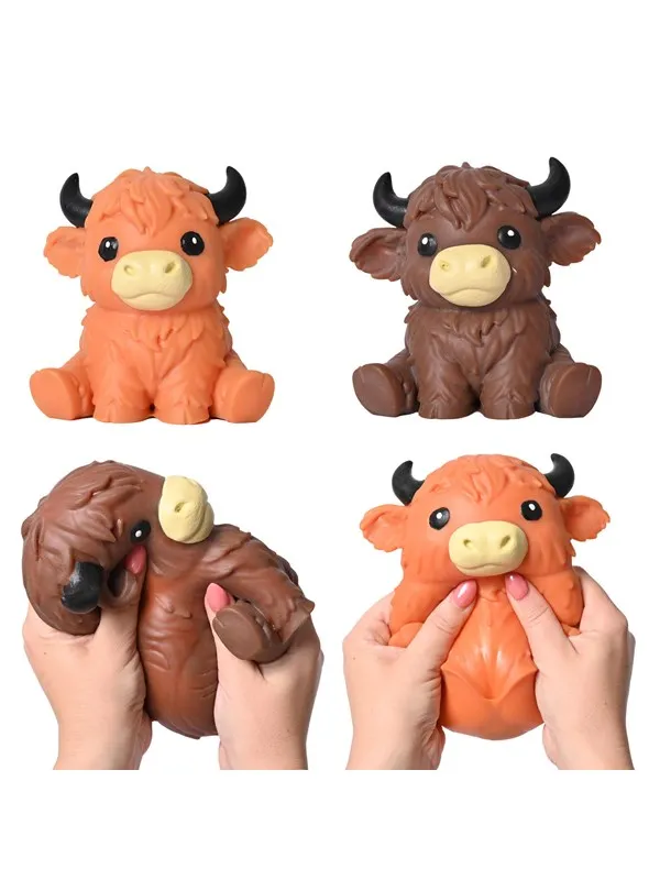 Simba Squishy Highland Bull 14 cm.