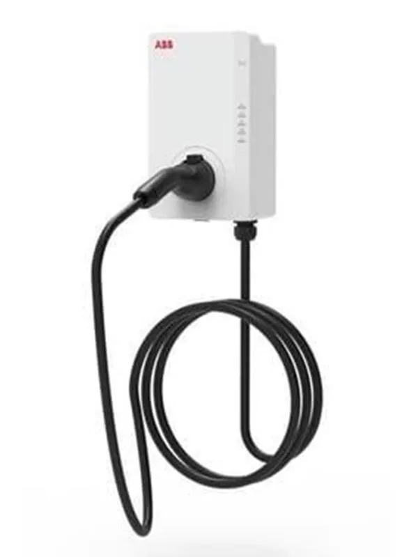 ABB Terra AC W11-G5-R-V2-0 charging box Type 2 5 m cable, 3-phase/16 A, with RFID, Version 2
