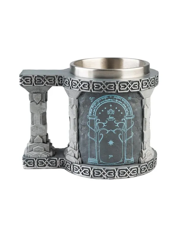 Lord of the Rings - Mines of Moria Tankard with Steel Cup - Krus