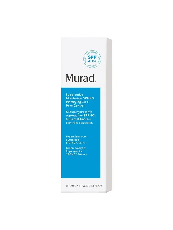Murad Superactive Spf 40 Moisturizer: Mattifying Oil + Pore Control 50 ML