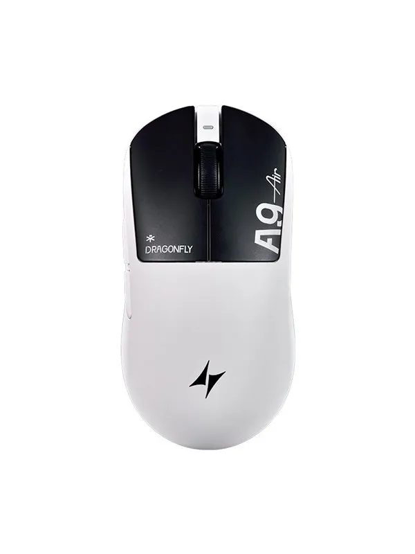 ATK Dragonfly A9 Air Lightweight Wireless Mouse - Shadow White - Gaming mus - Optisk - 5 - Hvit