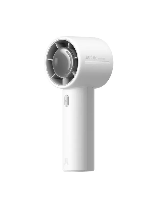 Jisulife Handheld Fan 10 4000mAh Portable USB Fan - Gray Nødlader - Grey - 4000 mAh