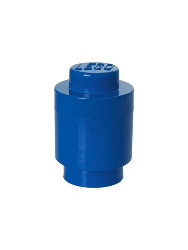 LEGO STORAGE BRICK 1 ROUND - BLUE
