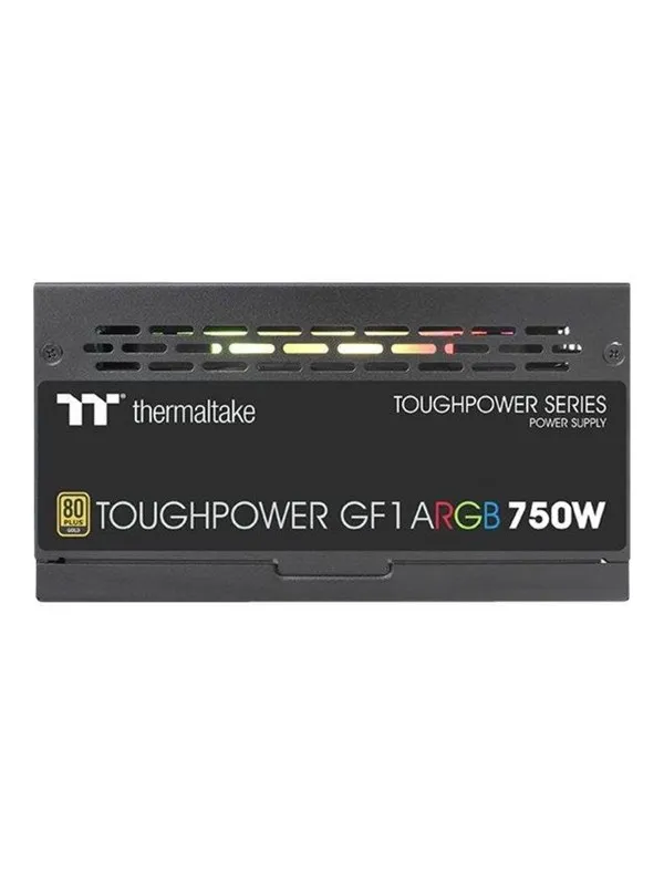Thermaltake ToughPower GF1 ARGB 750W Strømforsyning (PSU) - 750 Watt - ATX - 80 Plus Gold sertifisert