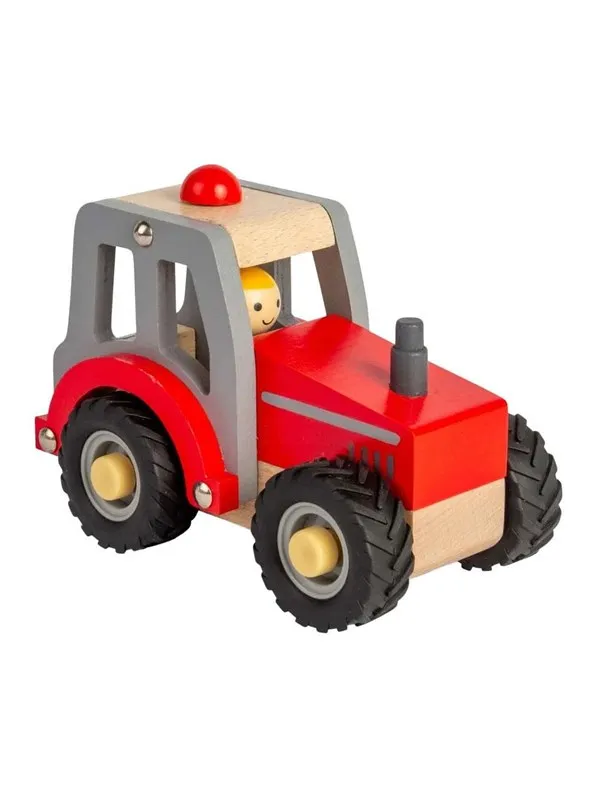 Bigjigs Wooden Red Tractor
