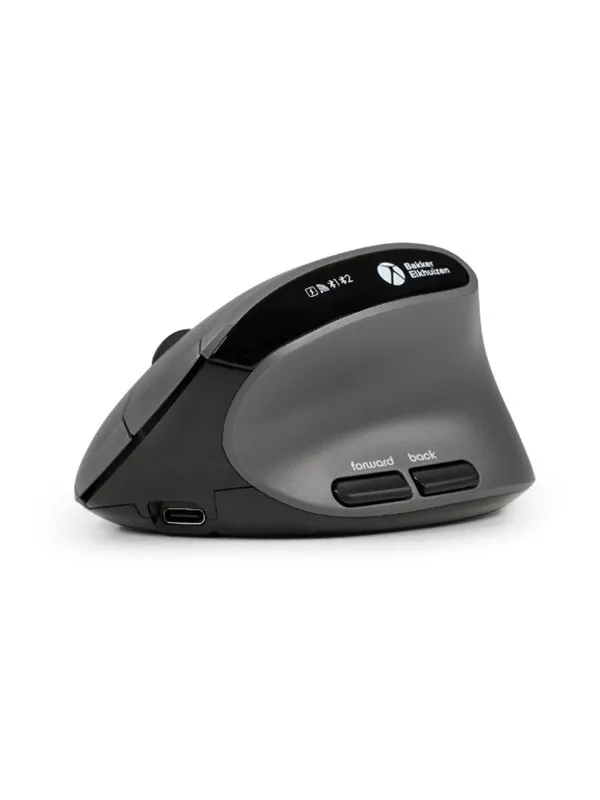 Bakker Elkhuizen BakkerElkhuizen MidWay - Vertical mouse - Optisk - 7 - Grå