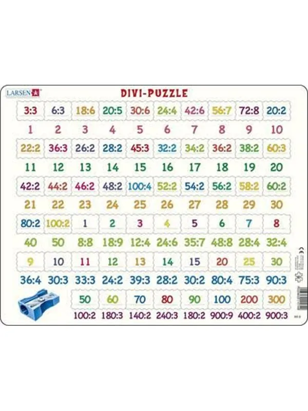 Larsen Puzzles Jigsaw Puzzle Divi-Puzzle - 58 pieces Maxi (36.5x28.5 cm) Gulv