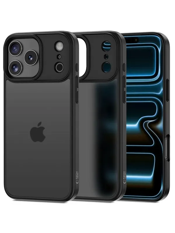 Tech-Protect MagMat Case for iPhone 17 Pro - Matte Black
