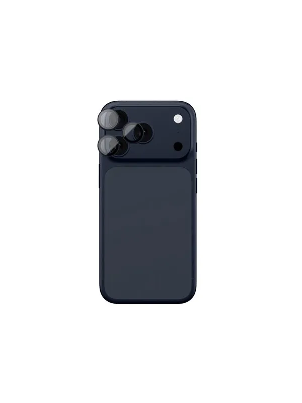 AmazingThing Lens Glass for iPhone 17 Pro / Pro Max with Blue Aluminum Frame