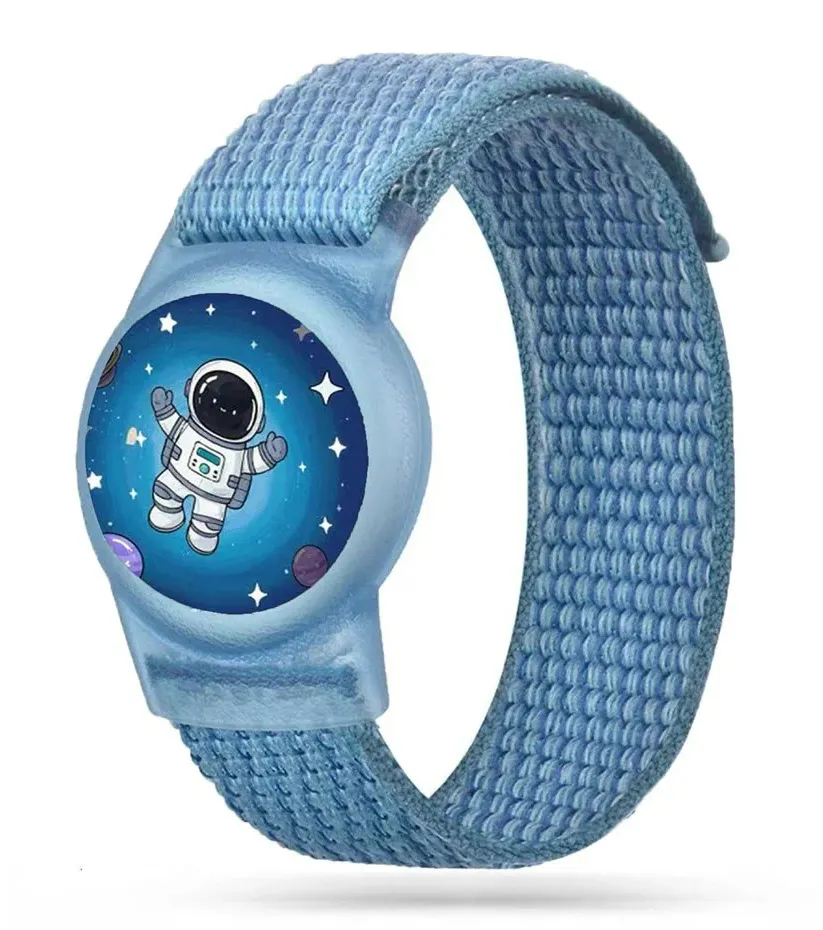 Tech-Protect Nylon Strap for Apple AirTag 1/2 - Blue