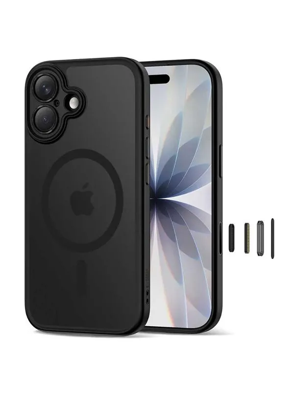 Tech-Protect  Magpeak Magsafe CC Case for iPhone 17 - Matte Black