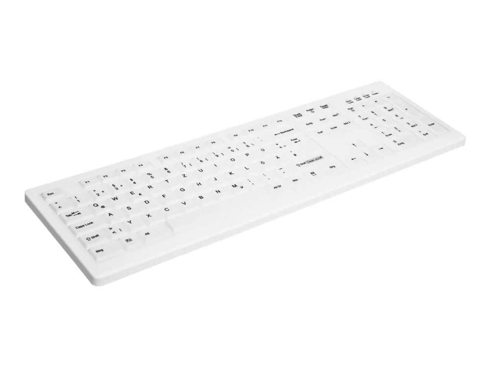 Cherry Contour MedicalKey AK-C8100 Sanitizable - Tastatur - Engelsk (USA) - Hvit