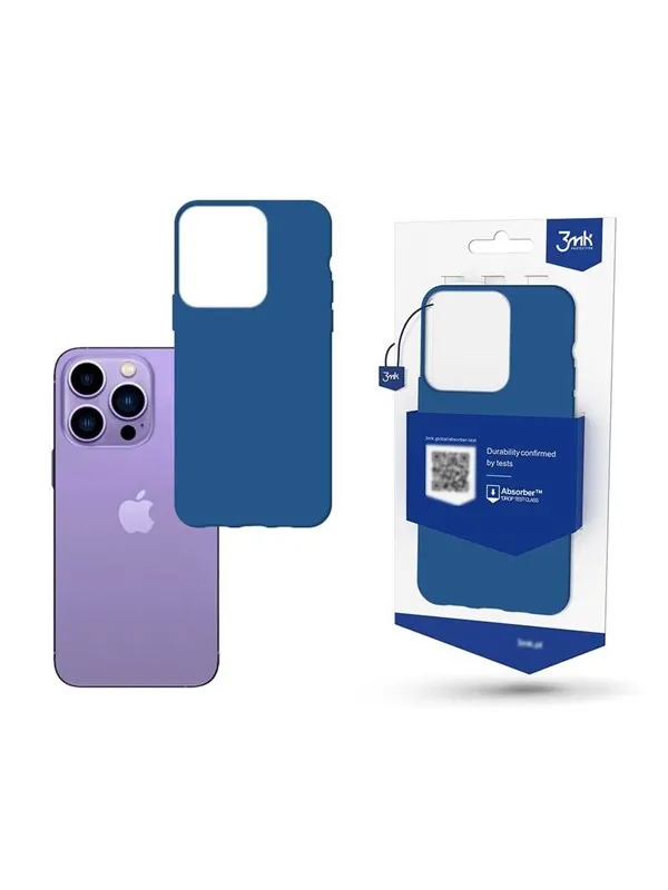 3mk Case for iPhone 14 Pro Max from the  Matt Case Series - Blue