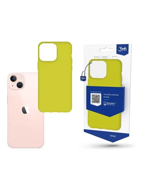 3mk Case for iPhone 14 from the  Matt Case Series - Lime Green