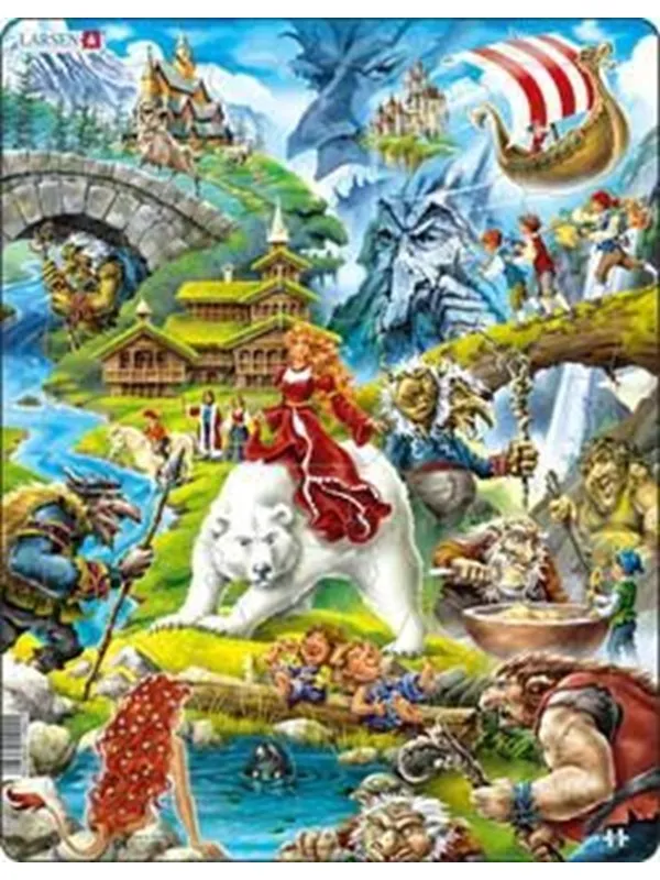 Larsen Puzzles Puzzle Folktale - 30 pieces Maxi (36.5x28.5 cm) Gulv