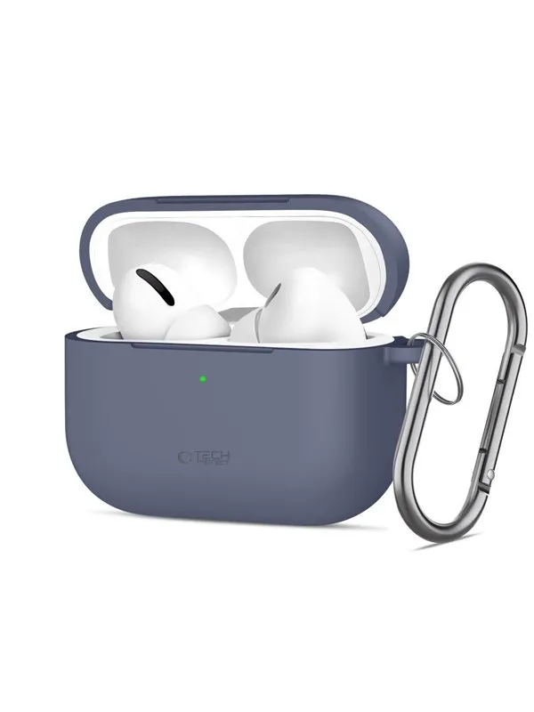 Tech-Protect  Silicone Hook Case for AirPods Pro - Blue
