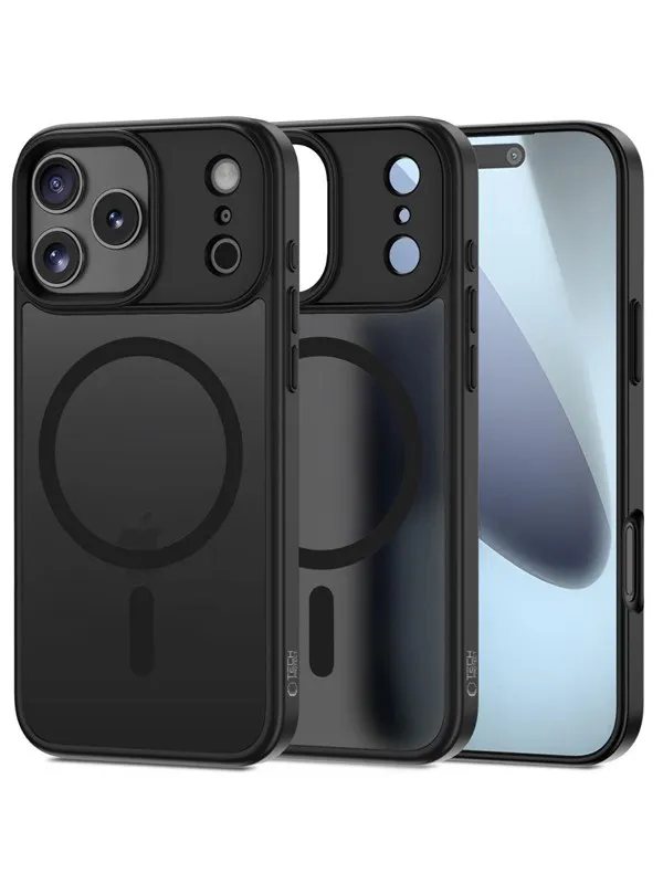 Tech-Protect Matt MagSafe Case for iPhone 17 Pro - Matte Black