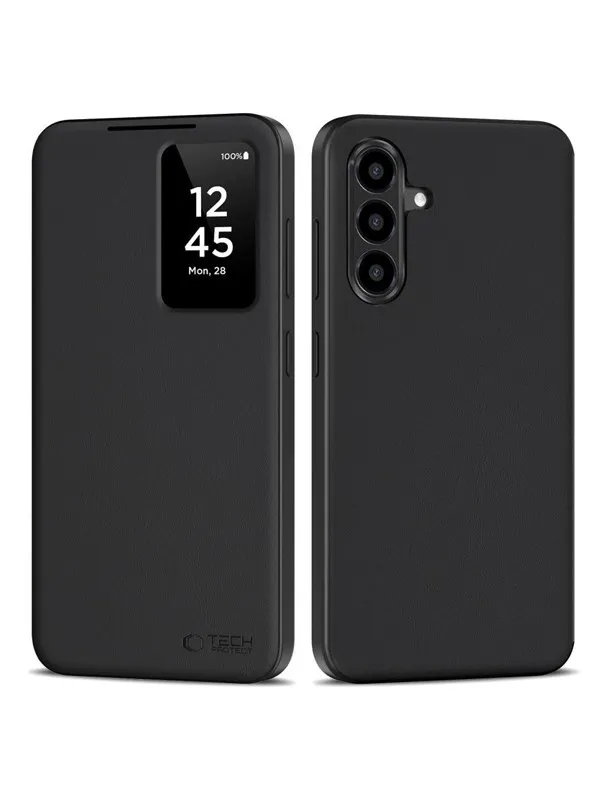 Tech-Protect Smart Wallet Case for Samsung Galaxy A26 5G / A17 4G / 5G - Matte Black