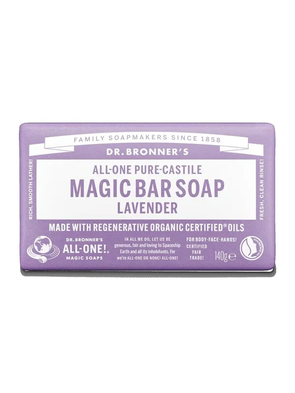 Dr. Bronner's Magic Bar Soap Lavender 140 g