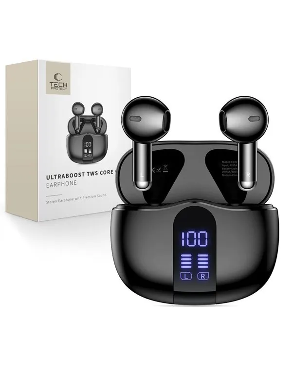 Tech-Protect UltraBoost TWS Core G2 Headphones - Black