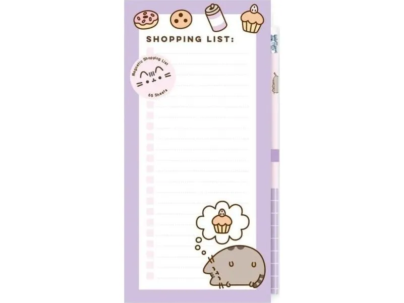 Pusheen - Notebook with fridge magnet + pencil from the Moments collection