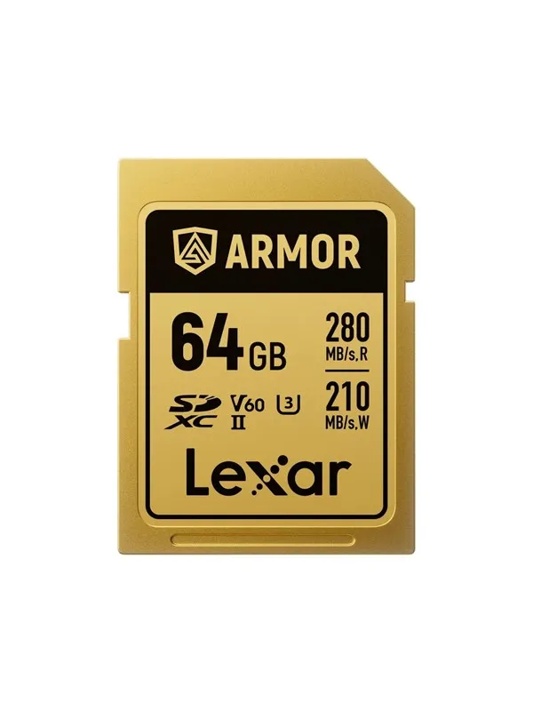 Lexar Armor Gold SD - 280MB/s - 64GB