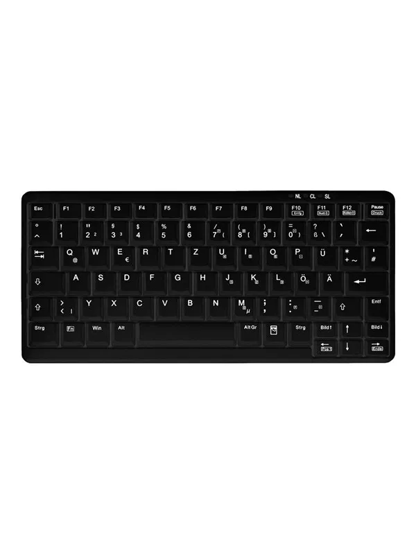 Cherry Active Key AK-4100-U - keyboard mini - QWERTY - Pan Nordic - black Input Device - Tastatur - Nordisk - Svart