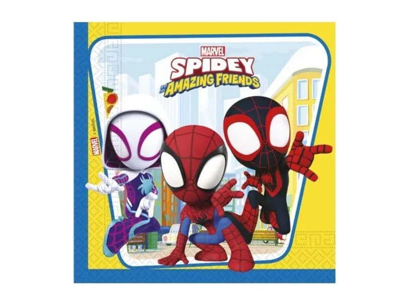 Globos Paper Napkins FSC Spidey 20 pcs.