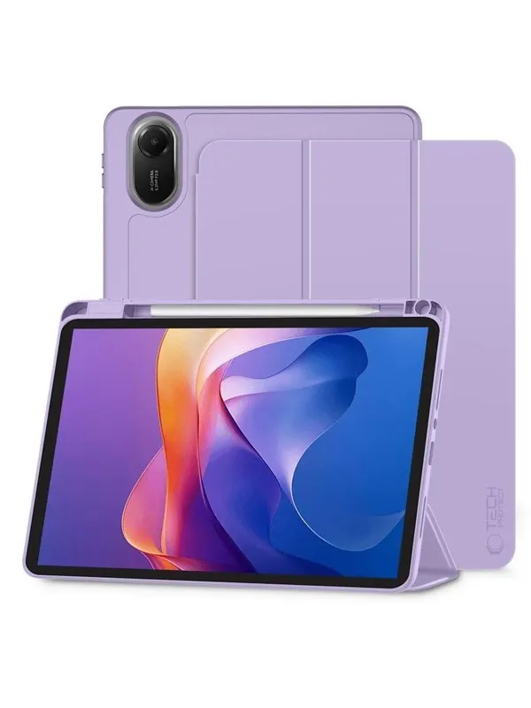 Tech-Protect  SmartCase Pen for Xiaomi Redmi Pad 2 11.0 - purple