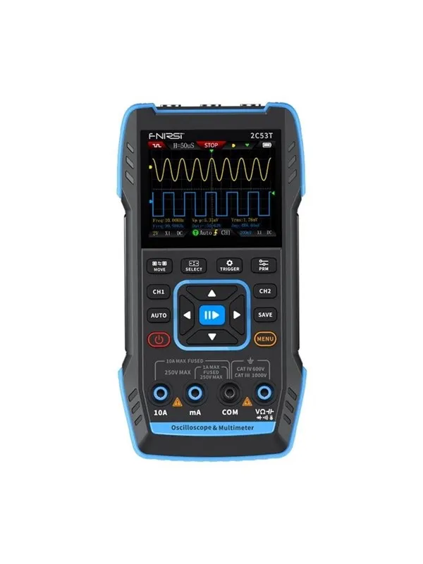 FNIRSI 2C53T 3-in-1 Portable Oscilloscope Multimeter Signal Generator