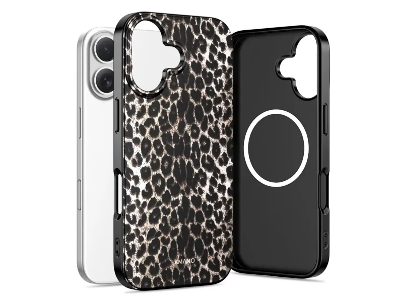 Tech-Protect Lamano MagSafe Case for iPhone 17 - Black and Brown
