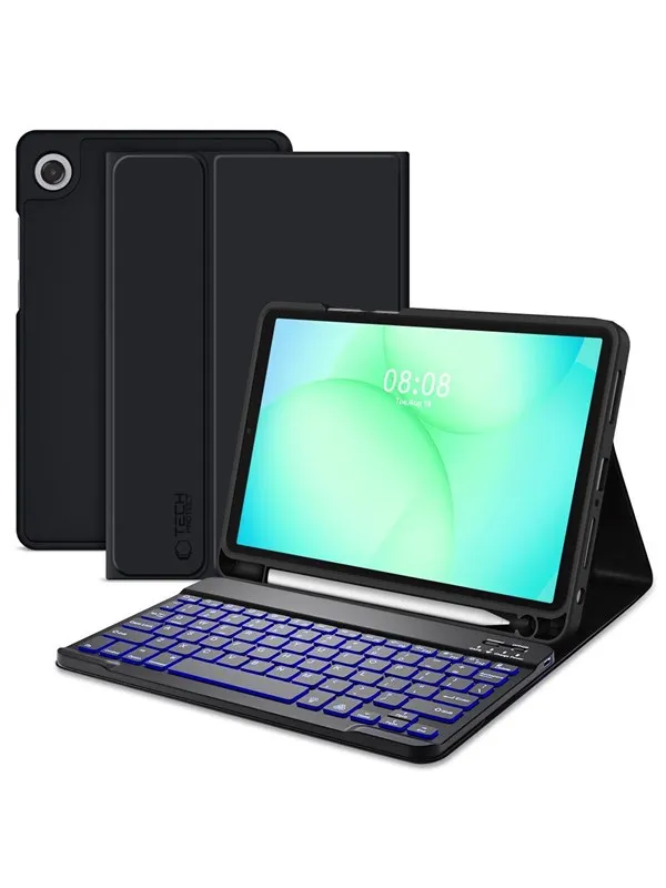 Tech-Protect SC Pen Case for Samsung Galaxy Tab A9+ / A11+ Plus 11.0 X210 / X215 / X216 / X230 / X235 / X236 - Black