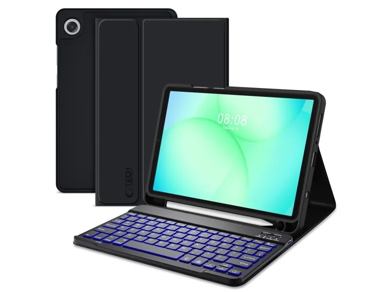Tech-Protect  SC Pen Case for Samsung Galaxy Tab A9 / A11 8.7 X110 / X115 / X133 / X135 - Black