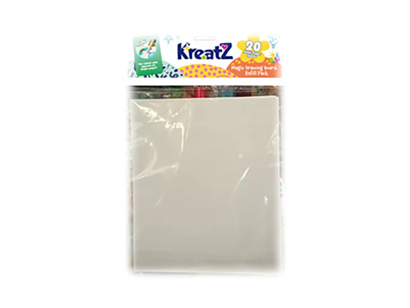 KreatZ Magic Drawing Board Refill Pack 20 sheets