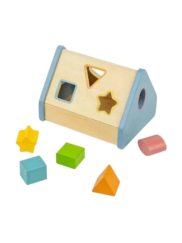 Bigjigs Shape Sorter House 5-piece.